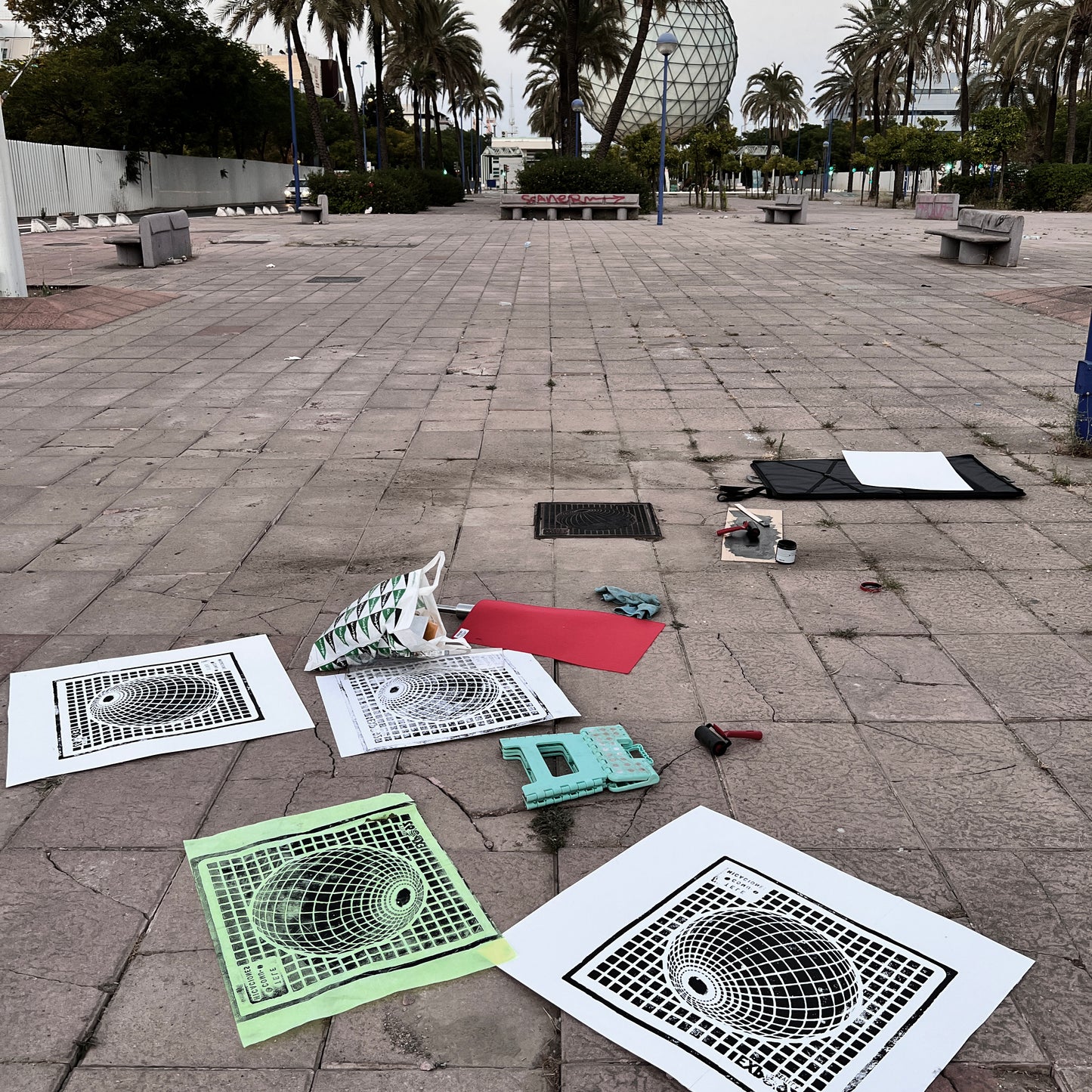 Expo'92 Sewer Transfer under the heat