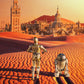 Dos androides van por el desierto y...