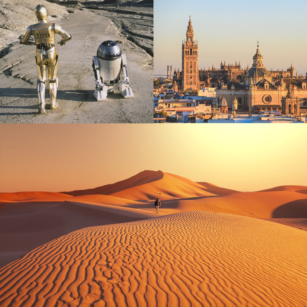 Dos androides van por el desierto y...